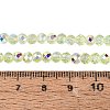 Transparent Glass Beads Strands EGLA-N016-4mm-07-4