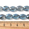 Electroplate Glass Beads Strands EGLA-L045-A-FR02-4