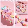 120Pcs 8 Colors Opaque Acrylic Beads MACR-PA0001-12-4