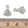 Christmas Alloy Crystal Rhinestone Pendants FIND-L026-01G-P-3