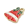 Christmas Theme Alloy Enamel Pendants ENAM-K074-03B-2