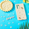 80Pcs 8 Styles Resin Imitation Pearl Cabochons RESI-TA0003-88-8