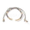 Adjustable Polyester Braided Cord Bracelet Making AJEW-JB00892-07-1