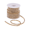 Brass Rhinestone Strass Chains CHC-T001-SS16-01C-6