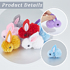 28Pcs 7 Colors Wool Felt Ball AJEW-SC0031-37A-6