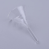 Transparent Glass Funnel Hopper AJEW-WH0104-45B-1