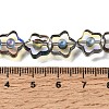 Electroplated Transparent Glass Beads Strands GL-CBA98F0-09C-4