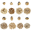 400Pcs 8 Styles Electroplate Non-magnetic Synthetic Hematite Beads G-ME0001-01-1