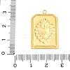 304 Stainless Steel Pendants X-STAS-V004-05G-3