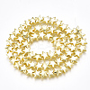 Electroplate Non-magnetic Synthetic Hematite Beads Strands G-T061-182G-2