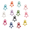 26Pcs 13 Colors Zinc Alloy Swivel Lobster Claw Clasps PALLOY-CJ0001-131-3