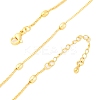 Brass Satellite Chains Necklaces for Women NJEW-D302-67G-4