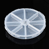 Flat Round Polypropylene(PP) Bead Storage Containers CON-S043-045B-2