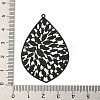 Spray Printed 430 Stainless Steel Pendants STAS-P359-01I-3
