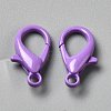 Baking Paint Zinc Alloy Lobster Claw Clasps LS-FIND-WH0016-53C-1