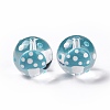 Glass with Enamel Beads LAMP-P058-01A-2