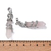 Natural Rose Quartz Pendants G-A241-01P-19-3