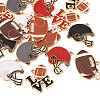 16Pcs 8 Styles Alloy Enamel Pendants ENAM-TA0001-79-2