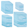 40Pcs 4 Styles Rectangle Plastic Yin-Yang Resealable Packaging Bags ABAG-TA0001-23A-2