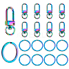 10Pcs Zinc Alloy Swivel Clasps FIND-PH0027-09-6