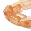 Natural Orange Botswana Agate Beads Strands G-N327-06-31-4