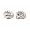 Tarnish Resistant 304 Stainless Steel Pendant Rhinestone Settings STAS-F284-29P-3