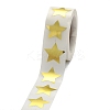 Metallic Foil Star Shape Paper Sticker Labels X-DIY-E023-03-3
