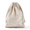 Cotton Packing Pouches Drawstring Bags ABAG-R011-10x14-1