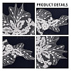 Flower Pattern Polyester Embroidered Lace Appliques DIY-WH0308-278B-6