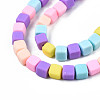 Handmade Polymer Clay Beads Strands LS-CLAY-N008-060-04-3