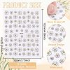 10 Sheets 5 Style PET Nail Art Stickers MRMJ-OC0003-08-2