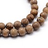 Natural Picture Jasper Round Bead Strands G-J303-08-6mm-3