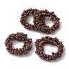 ABS Imitation Bead Wrapped Elastic Hair Accessories LS-OHAR-PW0007-49J-1