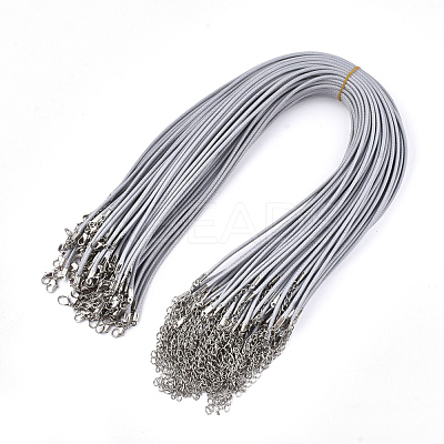 Waxed Cord Necklace Making NCOR-T001-81-1