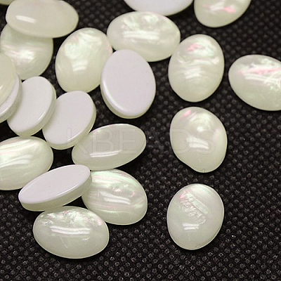 Resin Cabochons CRES-J038-10x14mm-01-1