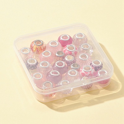 24Pcs 12 Style European Beads DIY-FS0003-45-1
