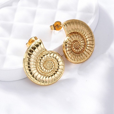 304 Stainless Steel Stud Earrings for Women EJEW-L296-020G-1
