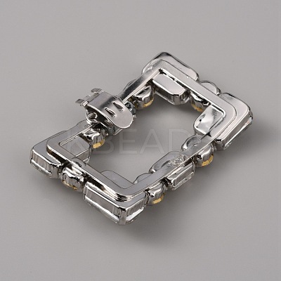 Alloy Rhinestone Shoe Decoration AJEW-WH0248-222-1