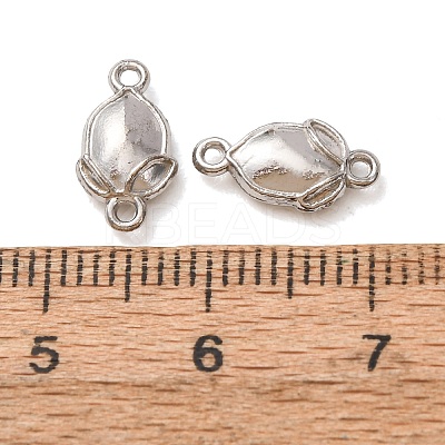 304 Stainless Steel Connector Charms STAS-N124-60P-1