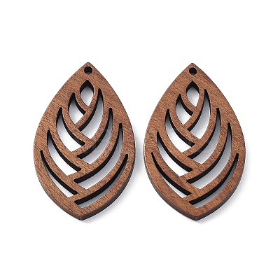 Walnut Wood Laser Cut Pendants X-WOOD-Q051-01E-1