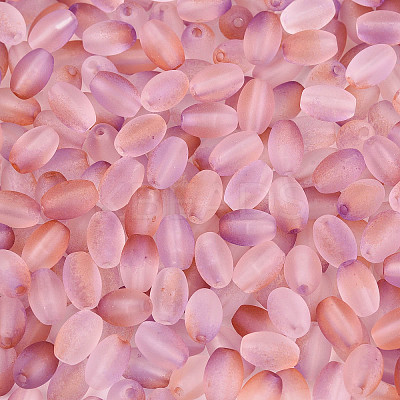 Frosted Glass Seed Beads SEED-N008-05C-1