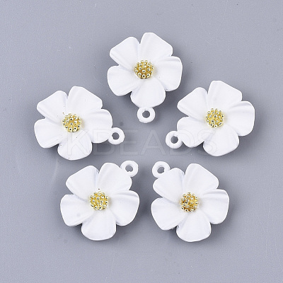 Spray Painted Alloy Pendants PALLOY-N0147-03E-1