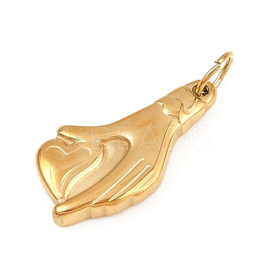 304 Stainless Steel Pendants LS-STAS-K307-09D-G-1