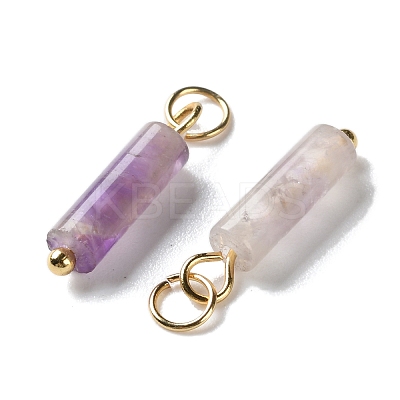 Natural Amethyst Pendants STAS-C120-01G-01-1