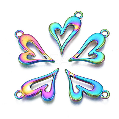 Rainbow Color Alloy Pendants PALLOY-N156-181-NR-1