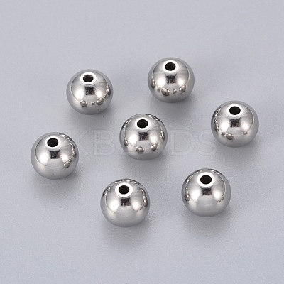 Tarnish Resistant 201 Stainless Steel Beads STAS-E021-10mm-1