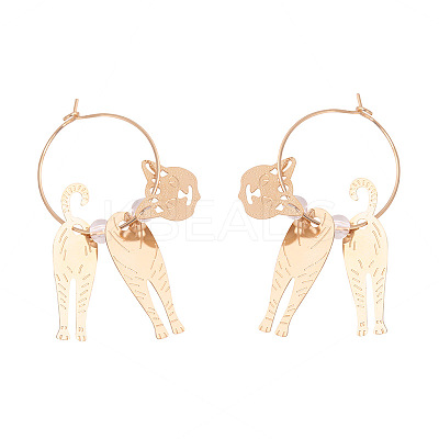 Alloy Hoop Earrings WG92327-01-1