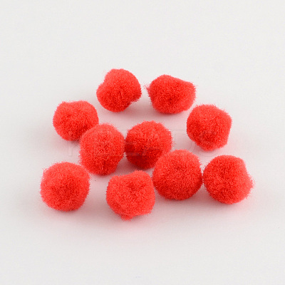 DIY Doll Craft Pom Pom Yarn Pom Pom Balls AJEW-S006-30mm-M-1