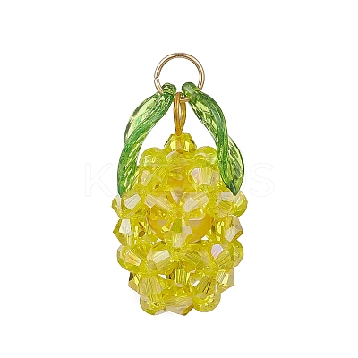 Glass Pendants PALLOY-MZ01074-03-1