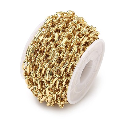 Brass Twist Cube Chains CHC-B026-02G-1